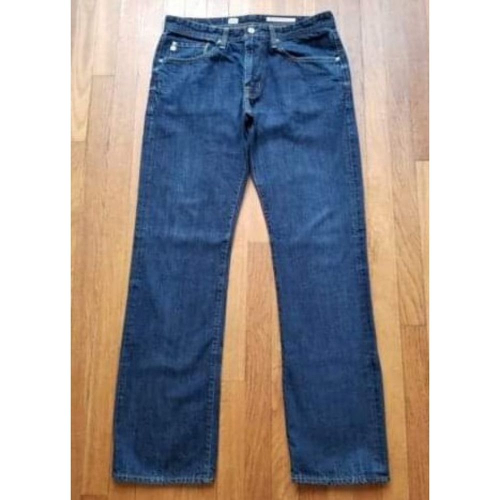 AG Adriano Goldschmied Protégé Men Blue Straight Leg Jeans Size 34